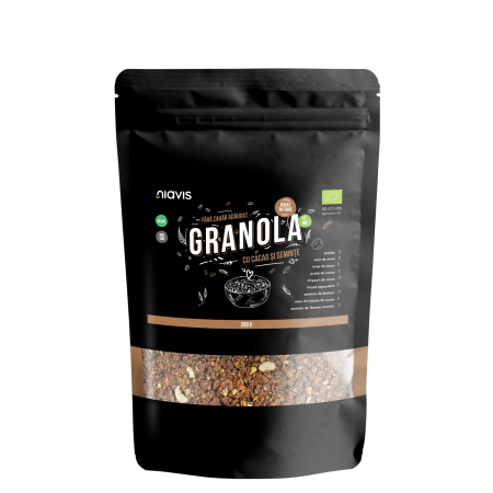 Granola cu Cacao si Seminte Ecologica/BIO 200g