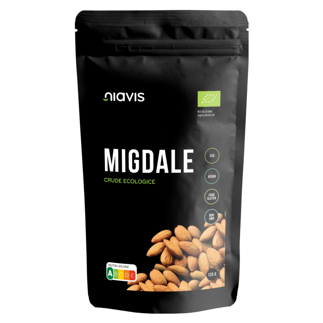 Migdale crude Ecologice/Bio 125g