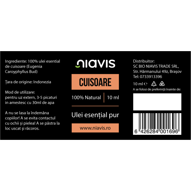 Ulei Esential de Cuisoare 10ml