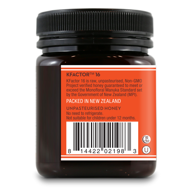 Miere de Manuka KFactor 16 RAW 250g