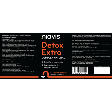 Detox Extra Complex Natural 60 cps