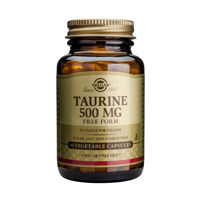 Taurine 500mg 50 veg caps Taurine 500mg 50 veg caps