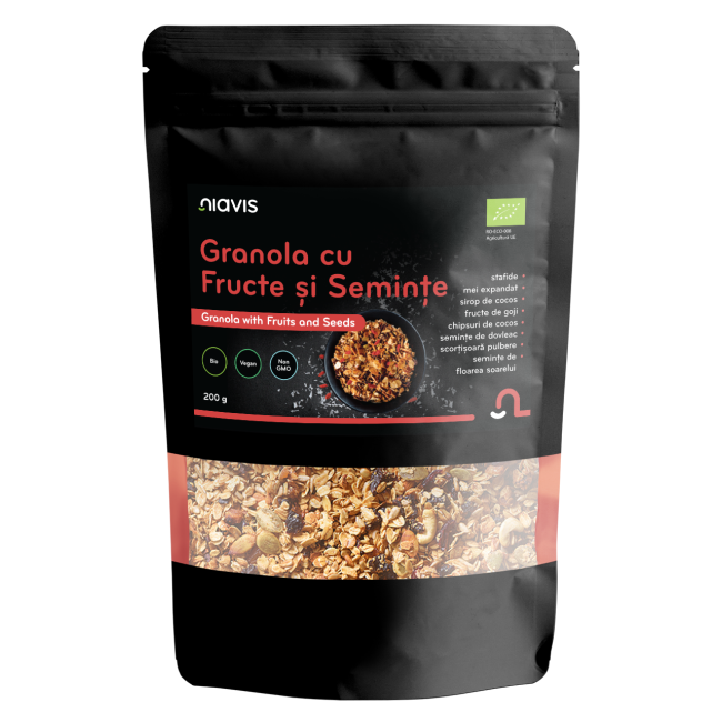 Granola cu Fructe si Seminte Ecologica/BIO 200g