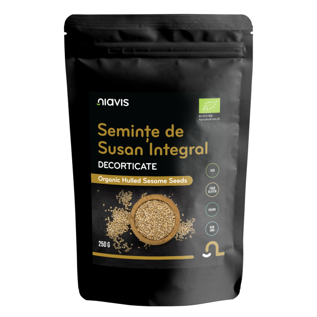 Seminte de Susan Integral  Decorticate Ecologice/BIO 250g