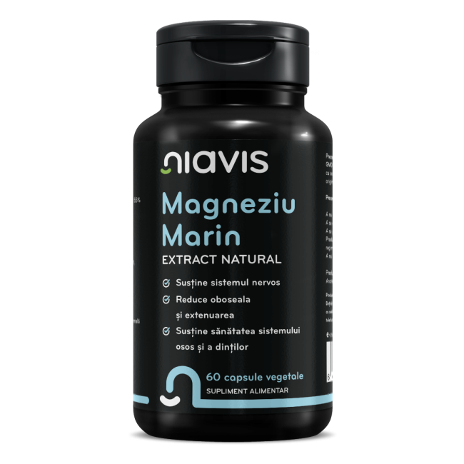 Magneziu Marin Extract Natural 60 cps Magneziu Marin Extract Natural 60 cps