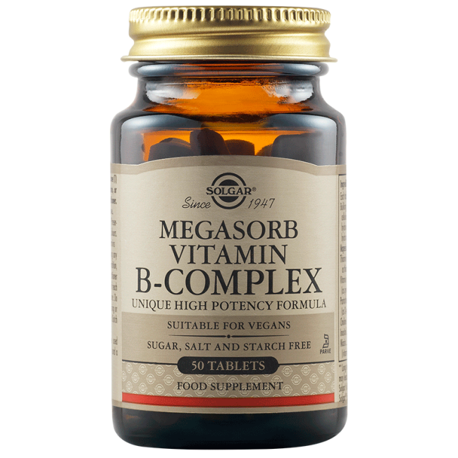 MEGASORB B COMPLEX "50" tabs 50s
