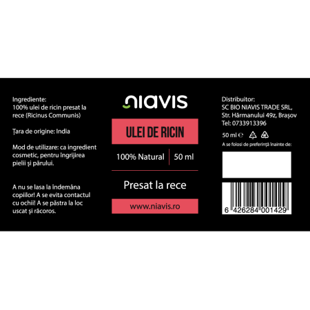 Ulei de Ricin 50ml