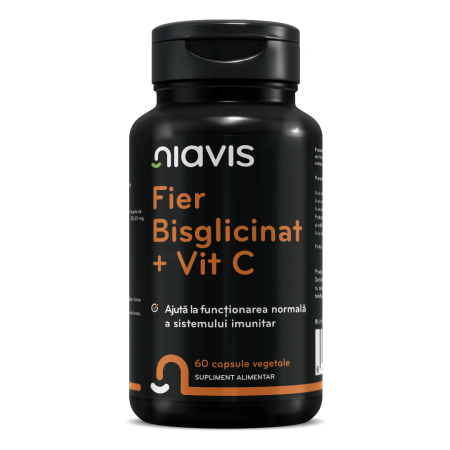 Fier Bisglicinat + Vitamina C 60cps Fier Bisglicinat + Vitamina C 60cps