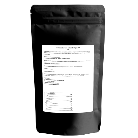Vanilie de Bourbon Pulbere Ecologica/BIO 20g Vanilie de Bourbon Pulbere Ecologica/BIO 20g