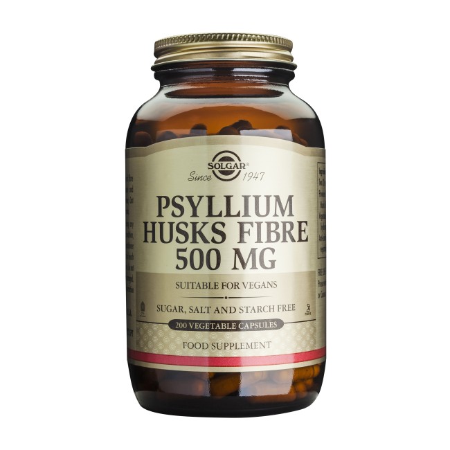 Psyllium Husks Fibre 500mg, 200veg caps Psyllium Husks Fibre 500mg, 200veg caps