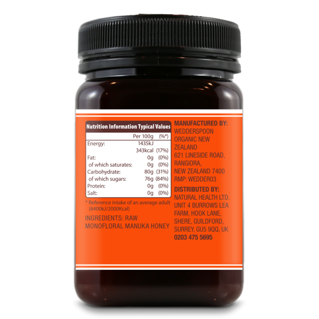 Miere de Manuka KFactor 16 RAW 500g