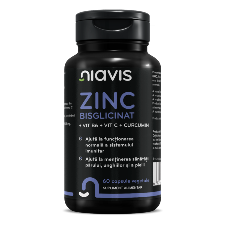 ZINC Bisglicinat + Vit B6 + Vit C + Curcumin 60 cps