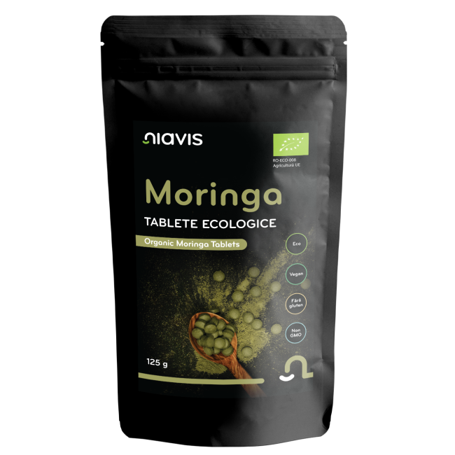 Moringa Tablete Ecologice/BIO 125g