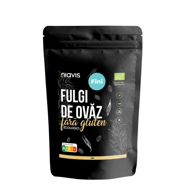 Fulgi de Ovaz Ecologici Fini fara Gluten 250g