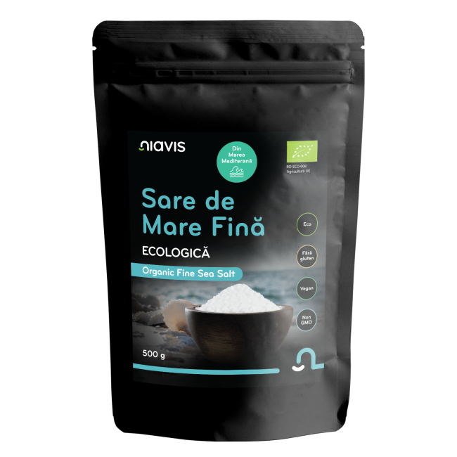 Sare de Mare Fina Ecologica/BIO 500g Sare de Mare Fina Ecologica/BIO 500g