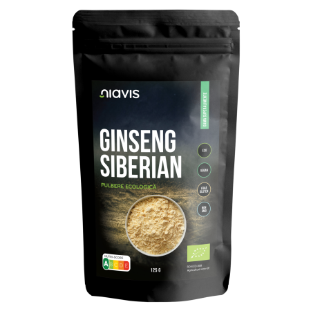 Ginseng Siberian Pulbere Ecologica/Bio 125g