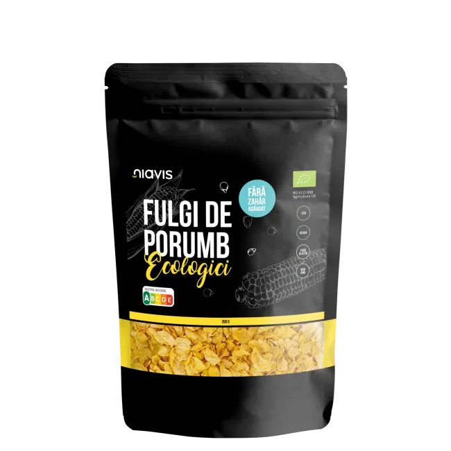 Fulgi de Porumb fara Zahar Ecologici/BIO 200g Fulgi de Porumb fara Zahar Ecologici/BIO 200g
