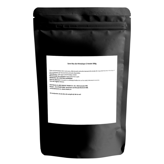 Sare Roz de Himalaya Cristale 500g Sare Roz de Himalaya Cristale 500g
