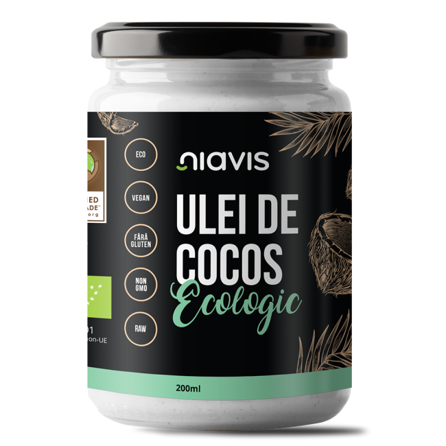 Ulei de Cocos Extra Virgin Ecologic/BIO 200ml