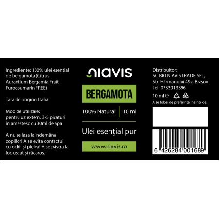 Ulei Esential de Bergamota 10ml