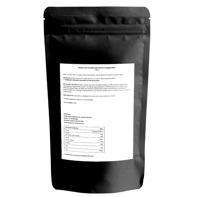 Budinca de Ciocolata fara Gluten Ecologica/BIO 100g