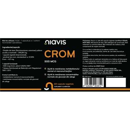 Crom 500mcg 60cps