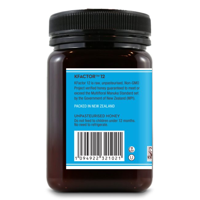 Miere de Manuka KFactor 12 RAW 500g