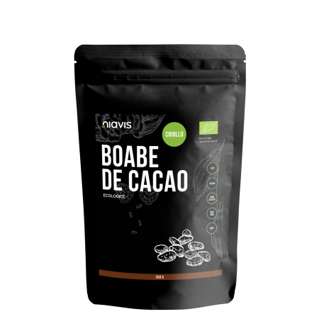 Boabe de cacao intregi Ecologice/Bio 250g Boabe de cacao intregi Ecologice/Bio 250g