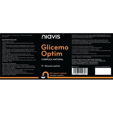 Glicemo Optim Complex Natural 60cps