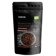 Picaturi de Ciocolata Neagra Ecologice/BIO 125g