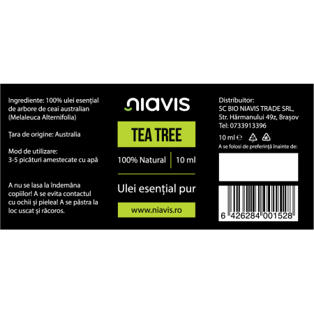 Ulei Esential de Tea Tree 10ml