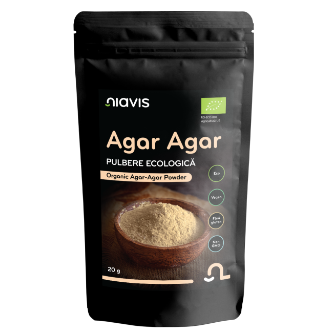 Agar - Agar Pulbere Ecologica /BIO 20g