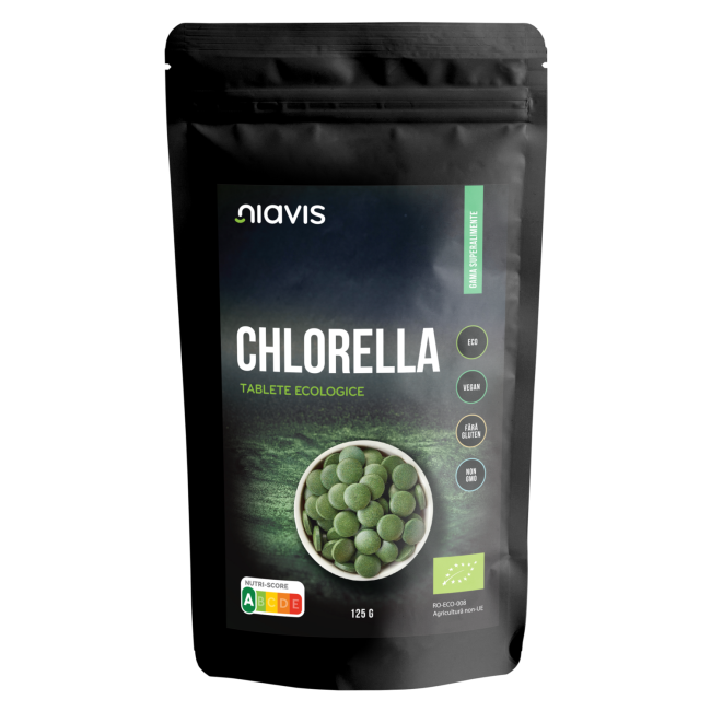 Chlorella Tablete Ecologice/BIO 125g Chlorella Tablete Ecologice/BIO 125g