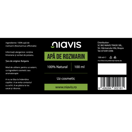 Apa de Rozmarin 100ml