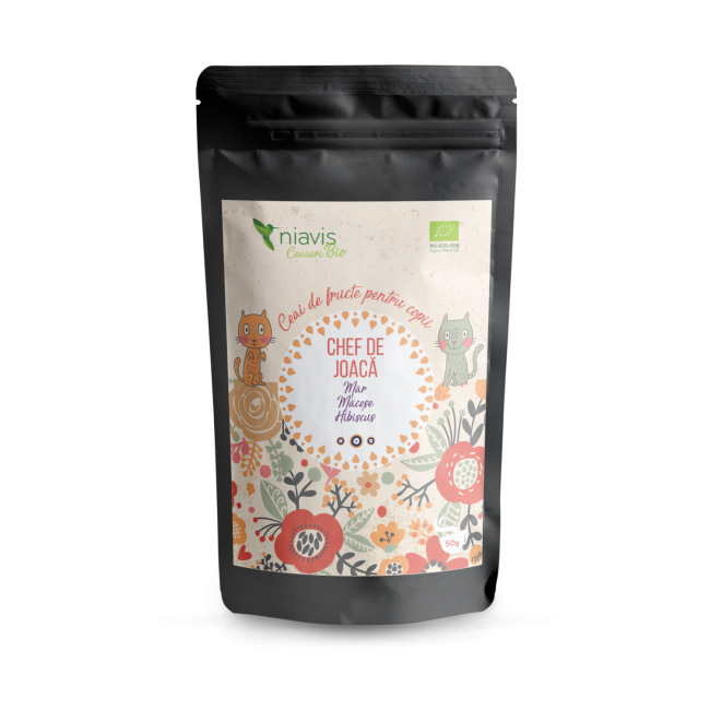 Ceai pentru copii Ecologic/BIO "Chef de Joaca" 50g Ceai pentru copii Ecologic/BIO "Chef de Joaca" 50g
