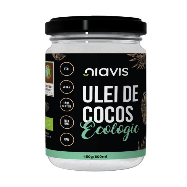 Ulei de Cocos Extra Virgin Ecologic/BIO 450g/500ml