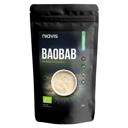 Baobab Pulbere Ecologica/Bio 125g Baobab Pulbere Ecologica/Bio 125g