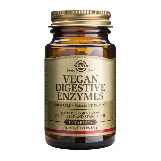 Vegan Digestive Enzymes 50 tablete Vegan Digestive Enzymes 50 tablete