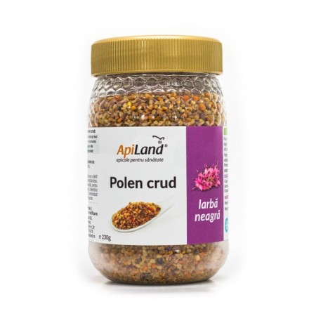 Polen crud de iarbă neagră 230g, Apiland 
