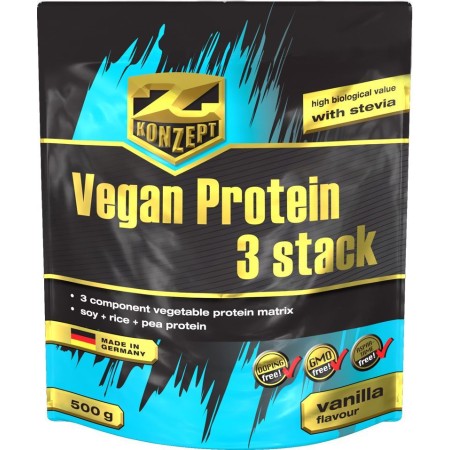 VEGAN PROTEIN 3 STACK - 500G VEGAN PROTEIN 3 STACK - 500G