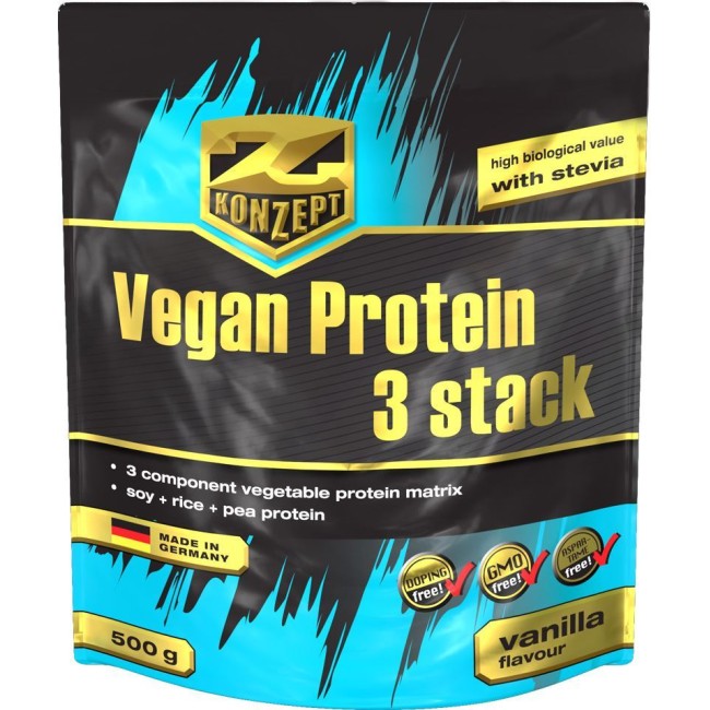 VEGAN PROTEIN 3 STACK - 500G