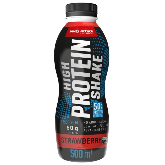 High Protein Shake - Capsuni 500ml