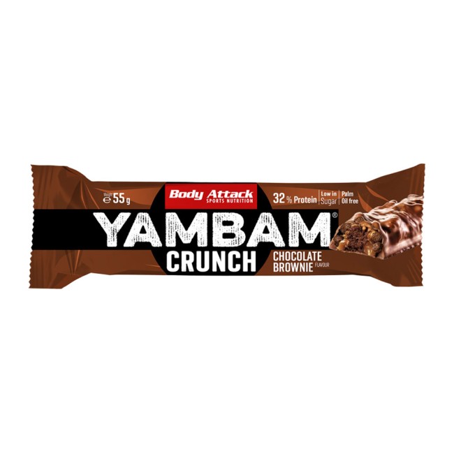 Baton YAMBAM Crunch 55g - Chocolate Brownie Body Attack