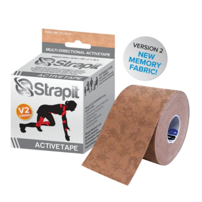 DYNAMIC ACTIVETAPE 5CM x 5M  - BEJ/BEJ STRAPIT