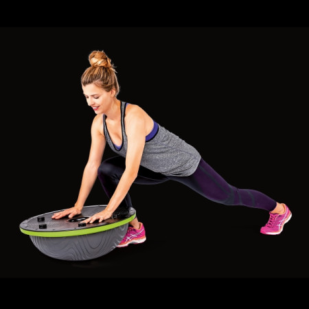 MINGE ECHILIBRU BOSU BALL 60 CM  GRI/VERDE PINO