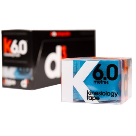 K6.0 Banda Kinesiologica Albastru Electric 5cm x 6m - d3Tape