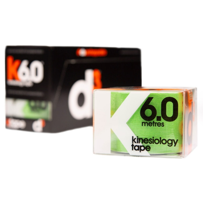 K6.0 Banda Kinesiologica Lime 5cm x 6m - d3Tape
