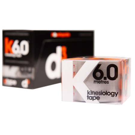K6.0 Banda Kinesiologica Argintiu 5cm x 6m - d3Tape