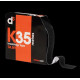 K35 Banda Kinesiologica Negru 5cm x 35m - d3Tape