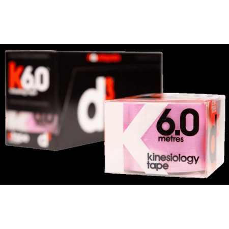 K6.0 Banda Kinesiologica Roz Candy 5cm x 6m - d3Tape